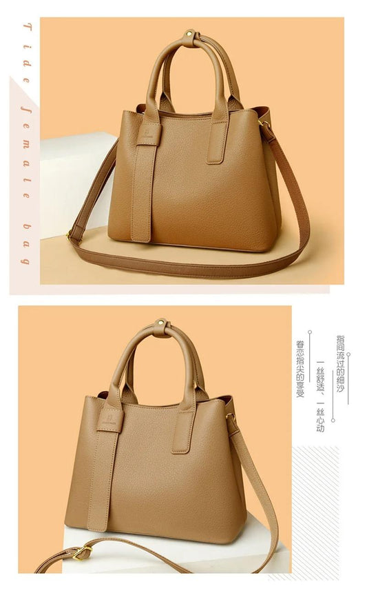 Women's Classic Black Shoulder Bag (EGB229)