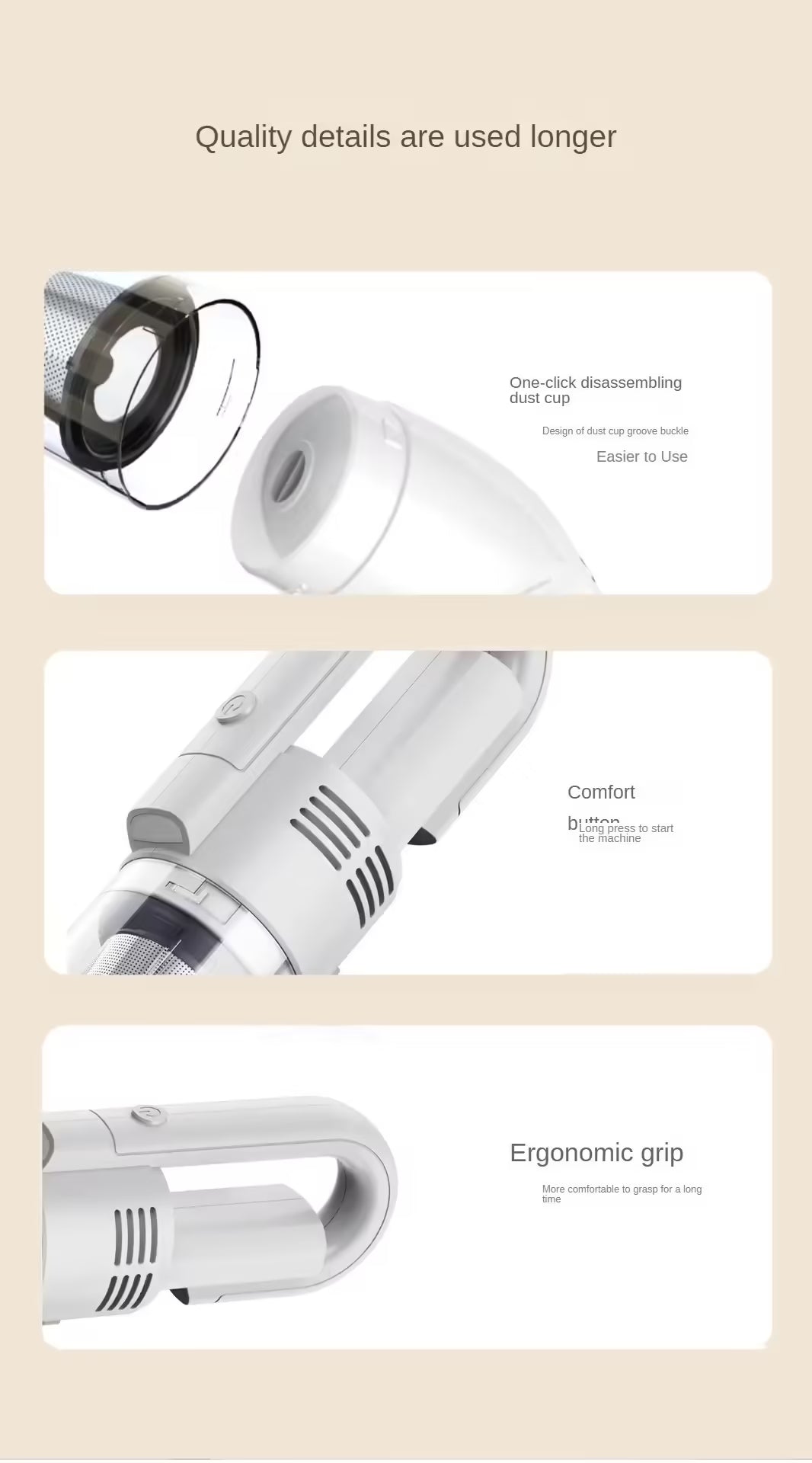 Powerful 19000Pa Wireless Car Vacuum Cleaner - Portable Handheld Multifunction Cleaning Machine for Home Appliances
