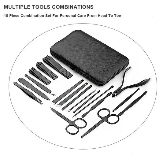 18pcs Manicure Cutters Nail Clipper Set