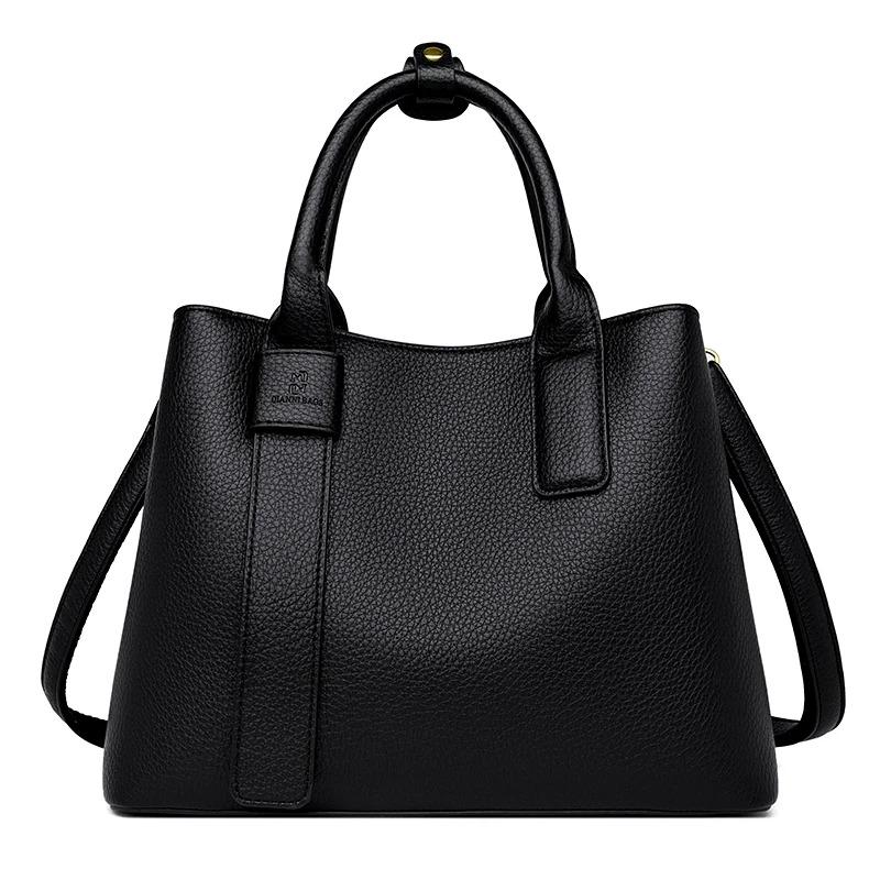 Women's Classic Black Shoulder Bag (EGB229)
