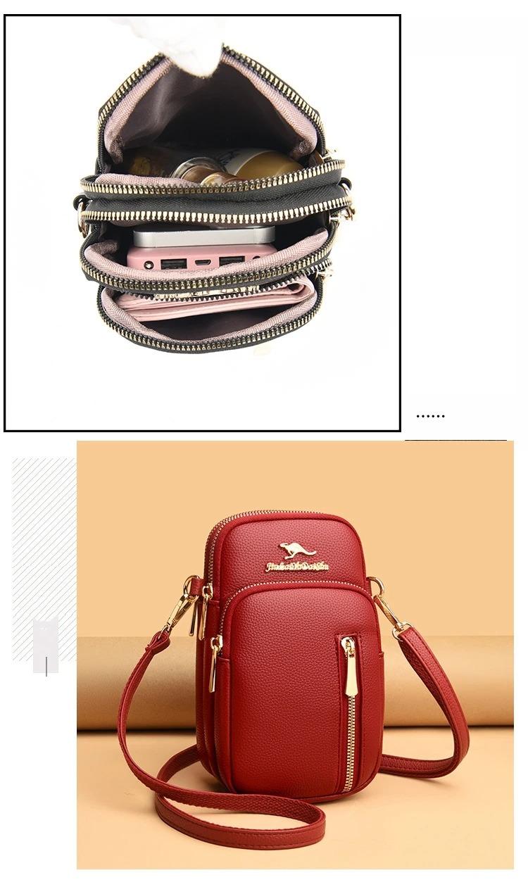 Sac à main de luxe pour femme, petit format, avec poche pour téléphone portable (EGB188)