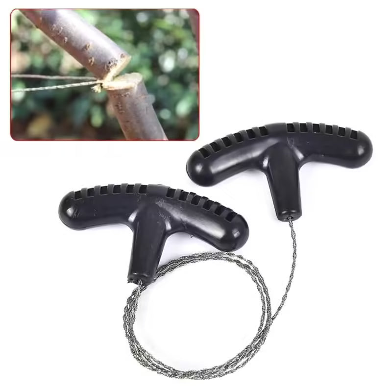 1 PC 72cm Multifunctional Wire Saw | PP Handle with Sharp Teeth | Safe Manual Essential Tool