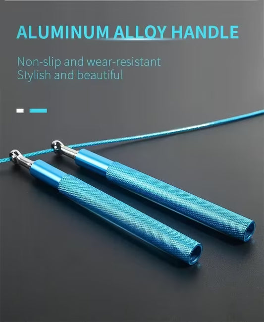 Speed Jump Rope with 360° Swivel Ball Bearings | Adjustable Steel Coated Rope for Fitness, Boxing, & Skipping Workouts