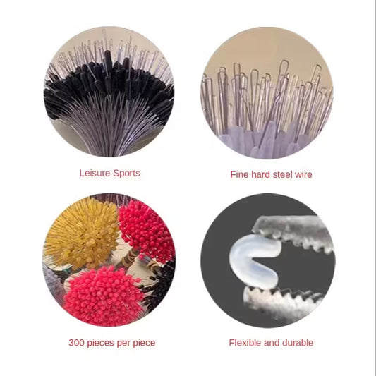 300 butées ovales en silicone pour flotteurs de pêche | Butées anti-accrochage