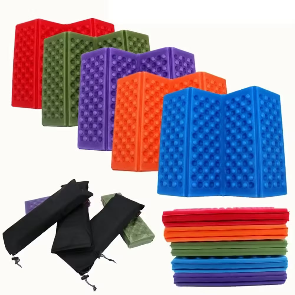 1PC Outdoor Picnic Camping Mat | Foldable XPE Moisture-Proof Cushion | Waterproof Egg Trough Pad for Hiking & Beach