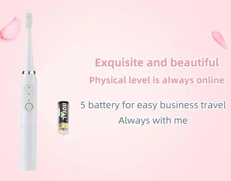 Sonic Electric Toothbrush for Adult Non-Rechargeable Soft Fur Full-Automatic