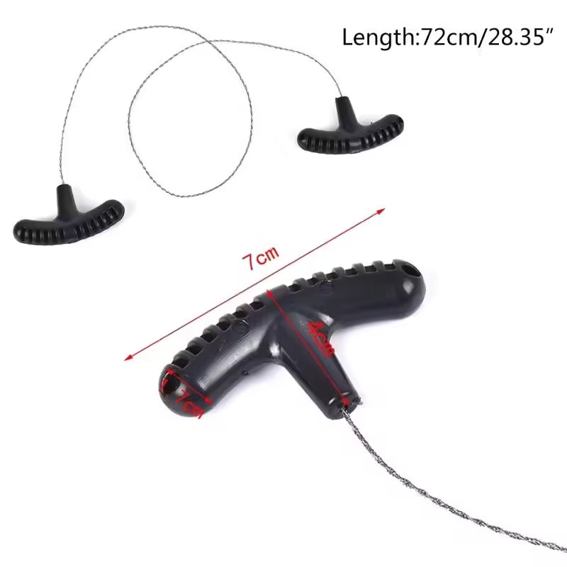 1 PC 72cm Multifunctional Wire Saw | PP Handle with Sharp Teeth | Safe Manual Essential Tool
