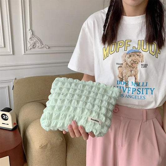 Pochette cosmétique en fil à bulles aux couleurs de bonbons (EGB204)