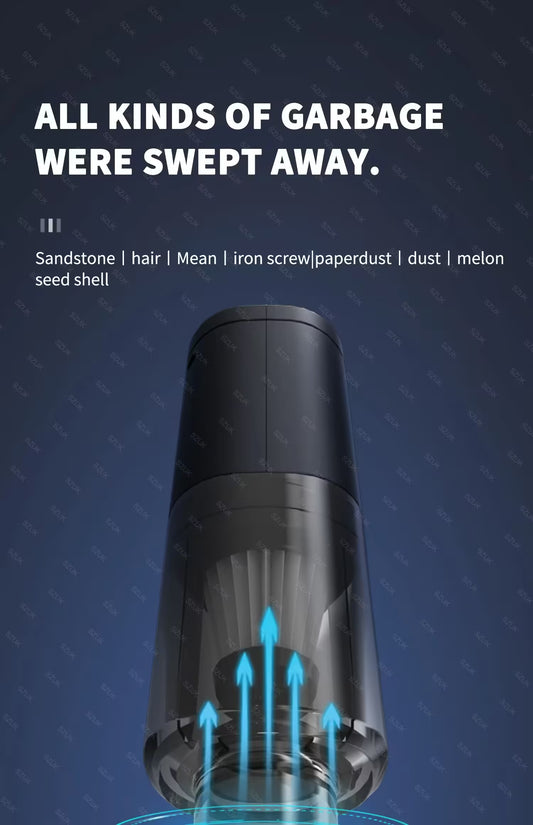 Mini Car Vacuum Cleaner Portable Wireless Handheld Cleaner for Home Appliance Powerful Cleaning Machine Car Cleaner for Keyboard