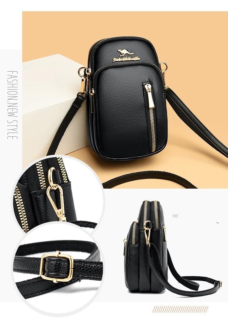 Sac à main de luxe pour femme, petit format, avec poche pour téléphone portable (EGB188)