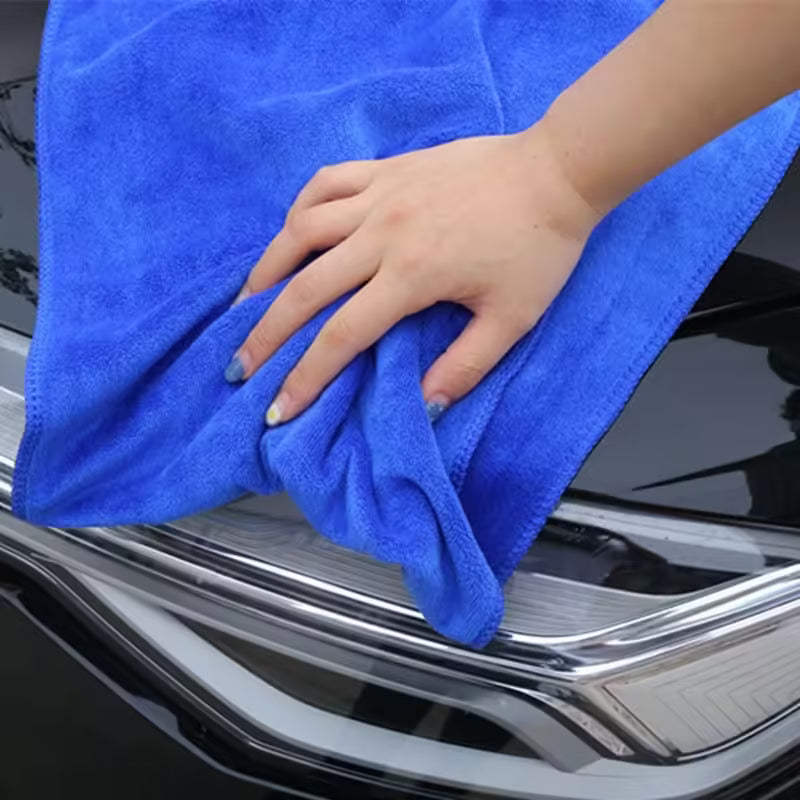 Serviettes en microfibre, chiffons de séchage pour le lavage auto, chiffons de nettoyage ménager et d'entretien automobile, chiffons de polissage, outils de nettoyage pour la maison 