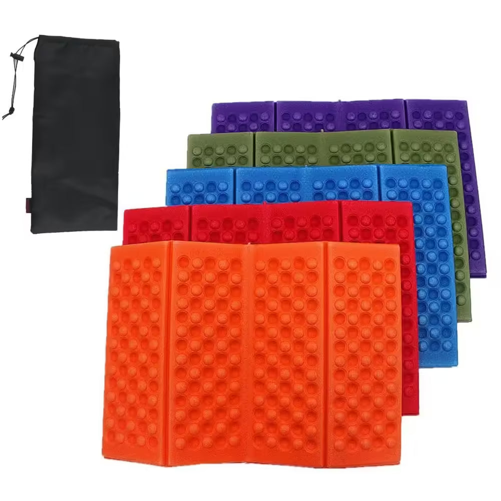 1PC Outdoor Picnic Camping Mat | Foldable XPE Moisture-Proof Cushion | Waterproof Egg Trough Pad for Hiking & Beach