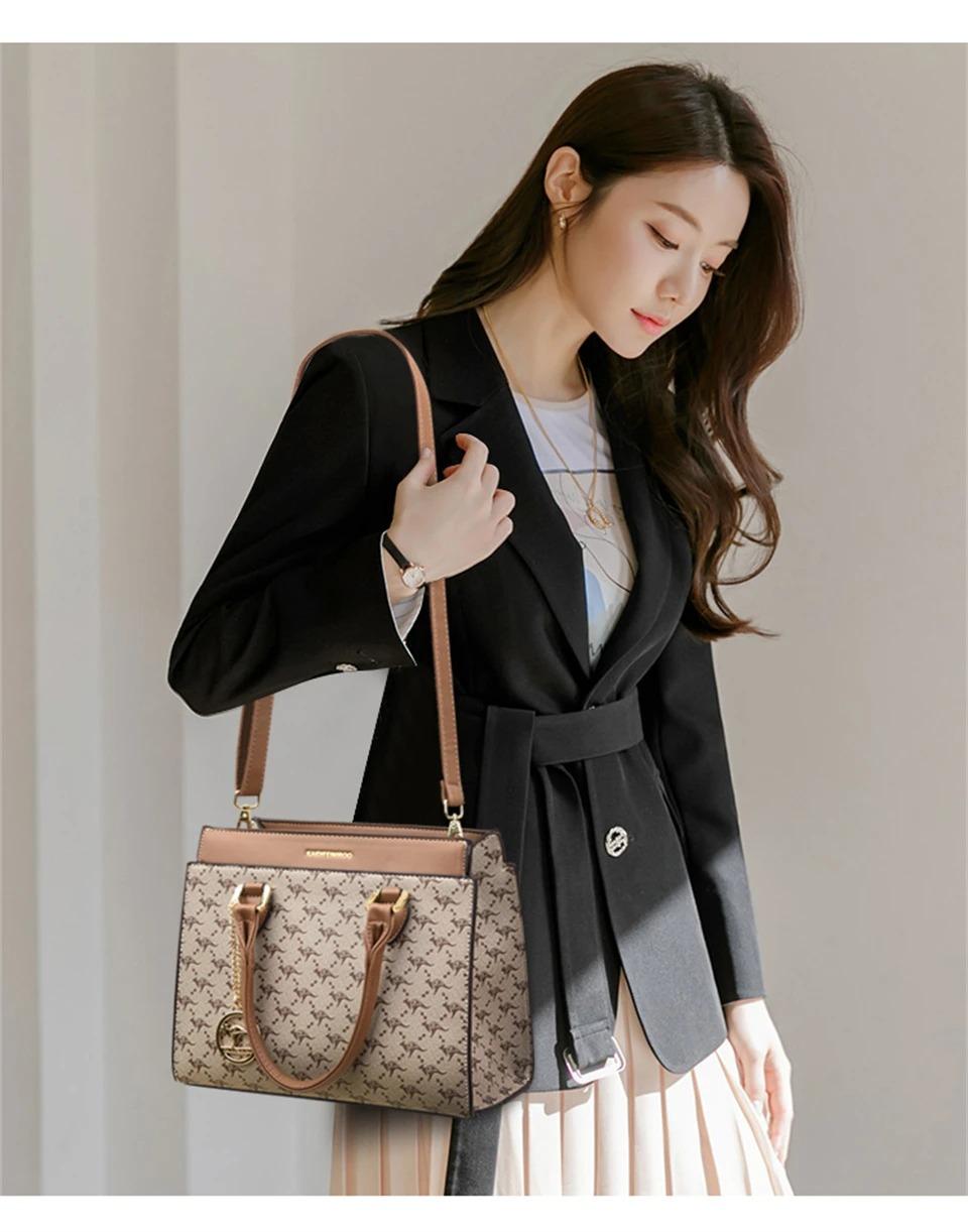 High Quality PU Leather Shoulder Crossbody Bag (EGB235)