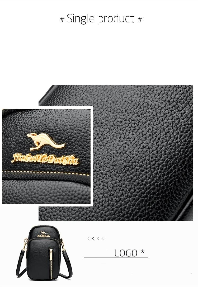 Sac à main de luxe pour femme, petit format, avec poche pour téléphone portable (EGB188)