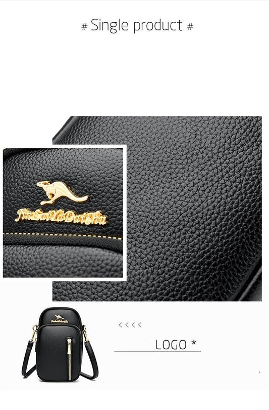 Sac à main de luxe pour femme, petit format, avec poche pour téléphone portable (EGB188)