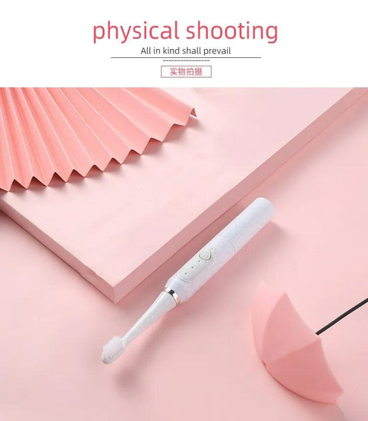 Brosse à dents électrique sonique pour adultes, non rechargeable, poils doux, entièrement automatique 