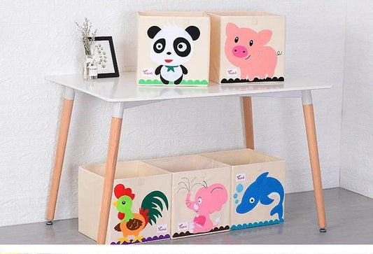 Animals Folding Kid Storage Box & Toys Organizer
