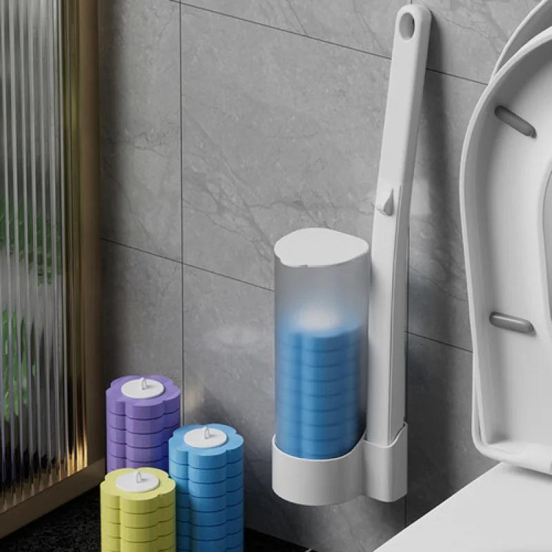 Disposable Toilet Brush Set