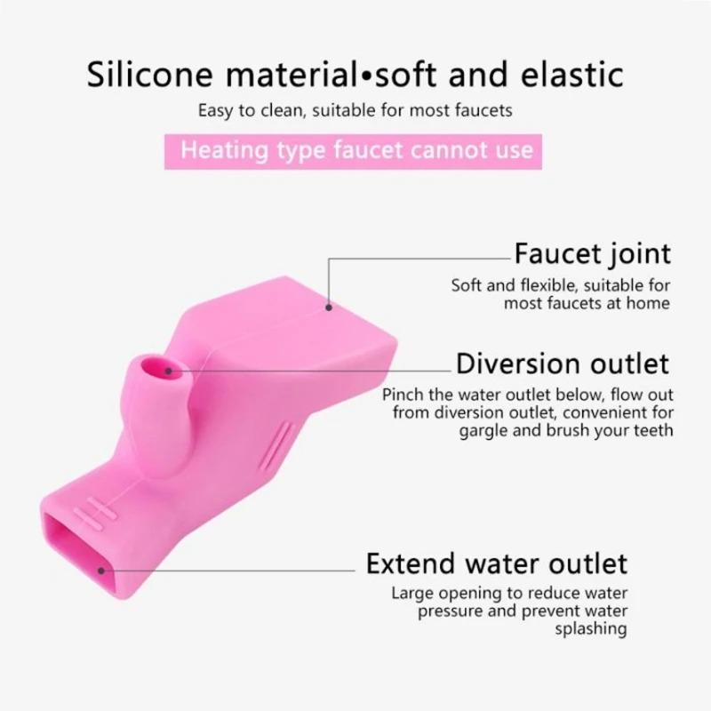 Rallonge de robinet en silicone