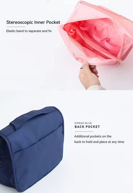 Spacious & Waterproof Storage Bag for Men and Women – Multifunctional Travel Toiletry Storage Solution