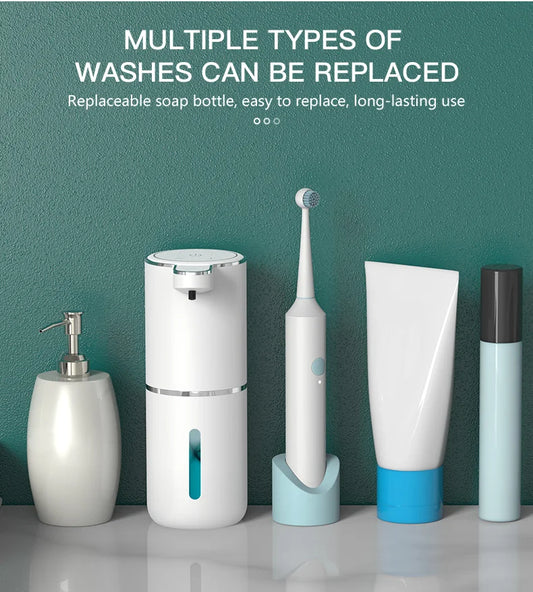 Distributeur de savon automatique à induction P11, distributeur de mousse électrique intelligent pour une utilisation mains libres, design inspiré des téléphones portables