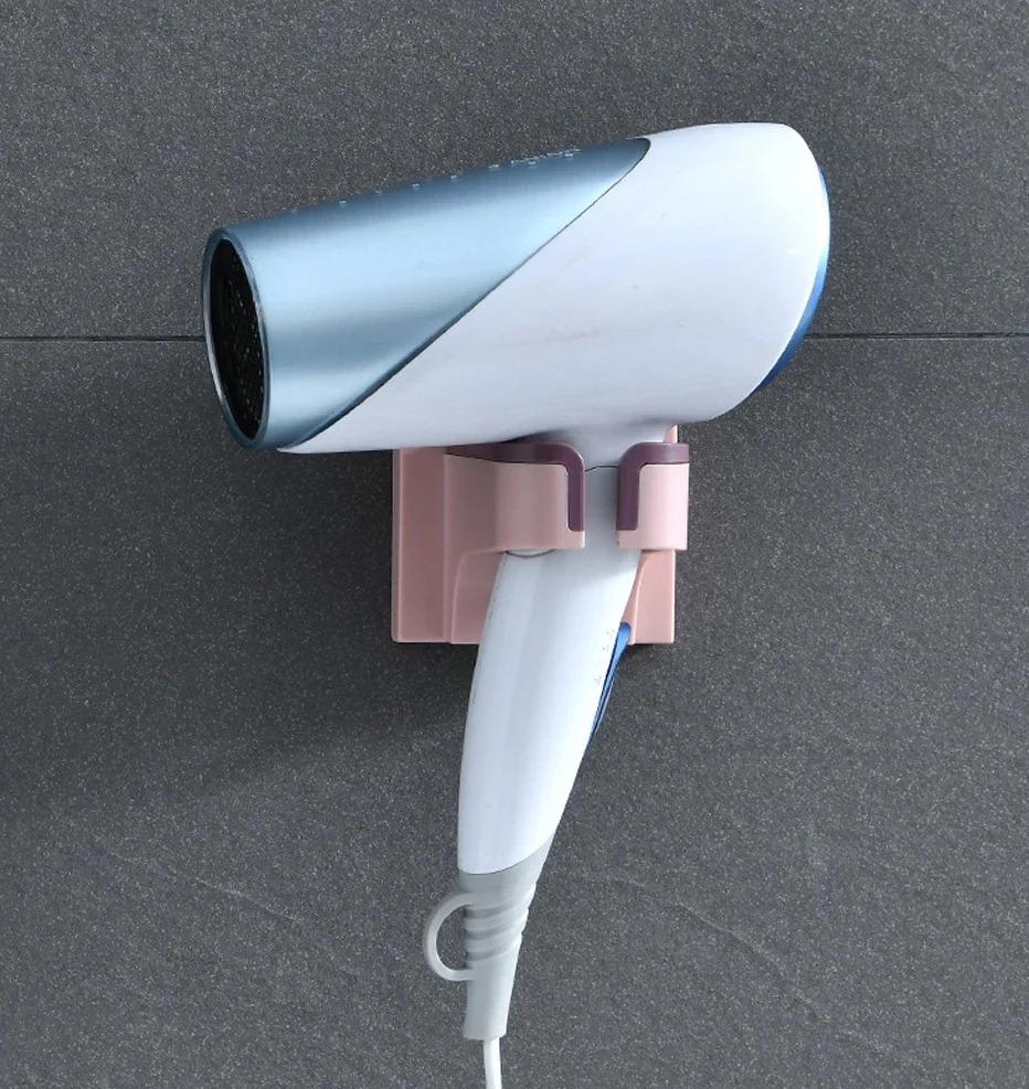 Hair Dryer Holder Perforation-Free Bathroom Bathroom Shelf