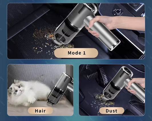 Powerful 5500PA Car Vacuum Cleaner - Wireless & Portable Home Appliance Mini Vacuum for Deep Cleaning