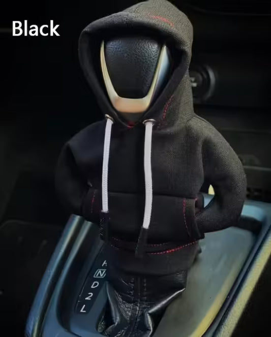 Universal Gear Shift Hoodie Cover | Manual & Automatic Shift Handle Decoration | Car Interior Shift Lever Cover
