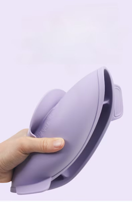 High-Quality Silicone Toddler Placemat with Divided Food Sections and Suction Base | Baby Feeding Mat