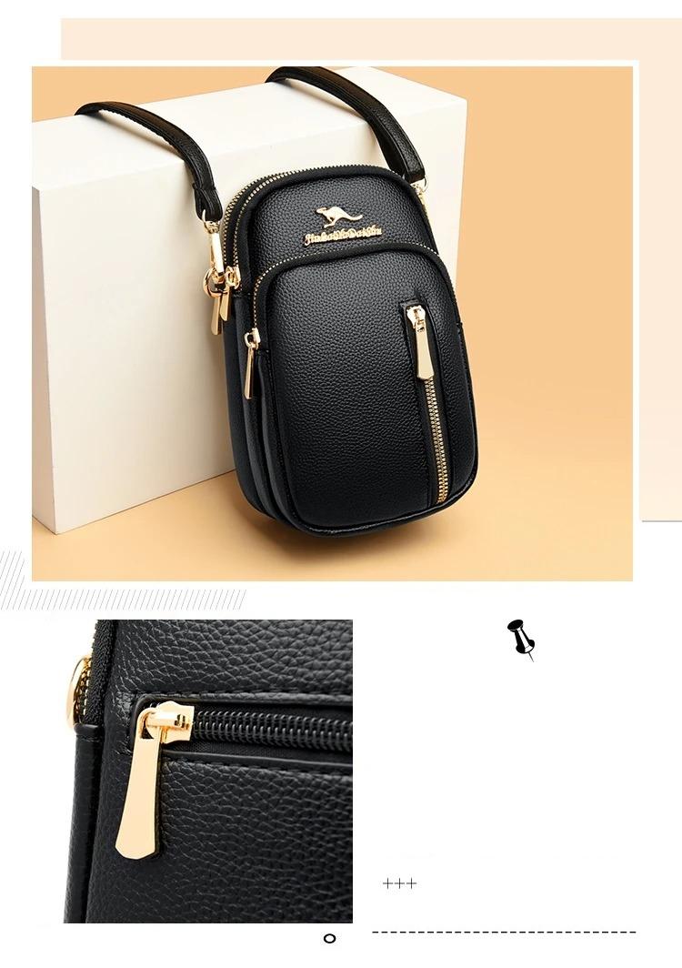 Sac à main de luxe pour femme, petit format, avec poche pour téléphone portable (EGB188)