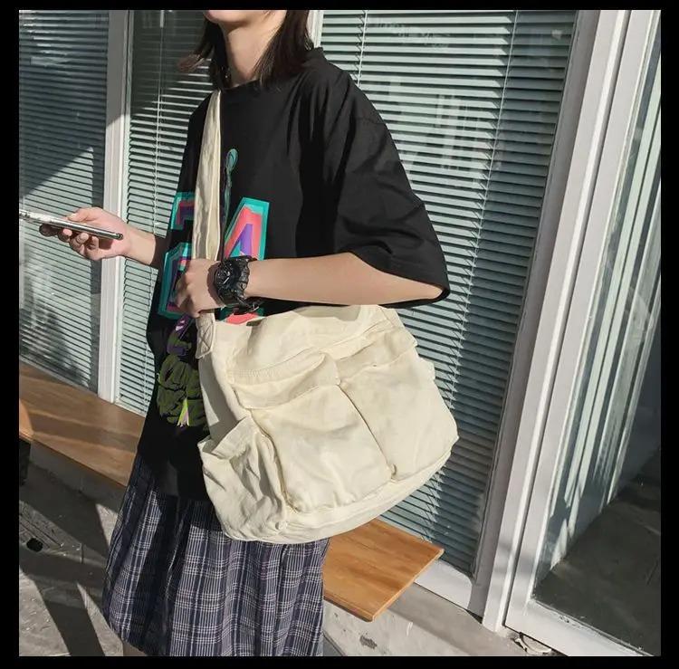 Retro Women's Shoulder Messenger Canvas Bag
