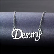 "Destiny" Pendant Stainless Steel Necklace (EGN083)