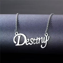 "Destiny" Pendant Stainless Steel Necklace (EGN083)