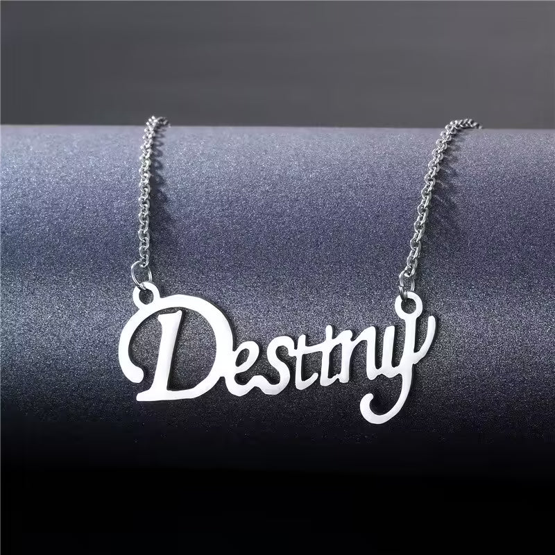 "Destiny" Pendant Stainless Steel Necklace (EGN083)