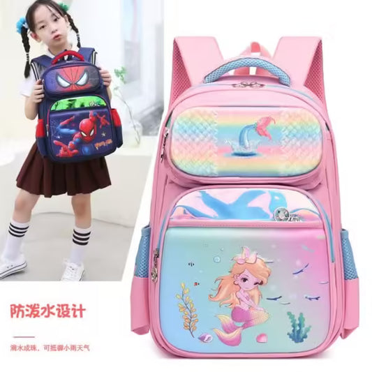 Sac à dos enfant avec différents personnages de dessins animés (EGB073)