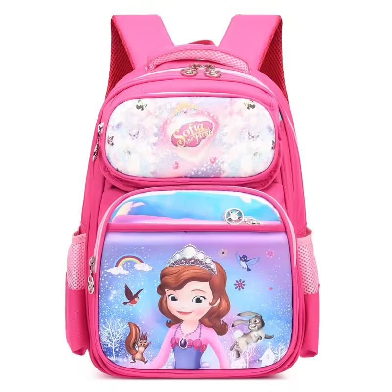 Sac à dos enfant avec différents personnages de dessins animés (EGB073)