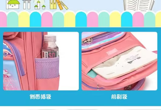 Sac à dos enfant avec différents personnages de dessins animés (EGB073)