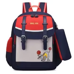 Sac à dos enfant de différentes couleurs et formes avec trousse (EGB067)