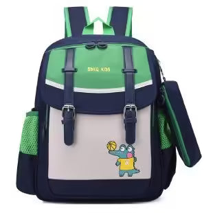 Sac à dos enfant de différentes couleurs et formes avec trousse (EGB067)