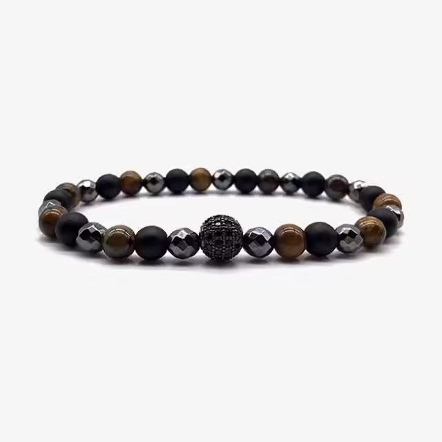 Disco Ball Colored Beads Bracelet (EGBT237)