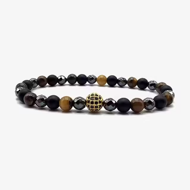 Disco Ball Colored Beads Bracelet (EGBT237)