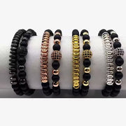 Bracelet paire boule disco (EGBT241)