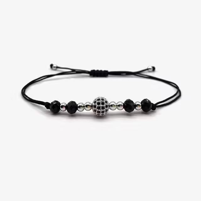Disco Ball Shamballa Bracelet (EGBT189)