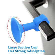 Protection anti-collision sans perforation pour porte à ventouse 