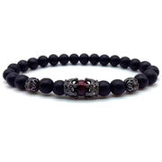 Bracelet à double petite couronne de perles (EGBT011) 