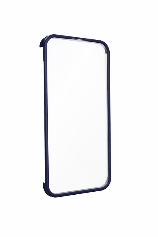 360° Full Protection Case for iPhone 15 Pro Max – Slim Shockproof Cover with Camera Lens Protection (Blue)