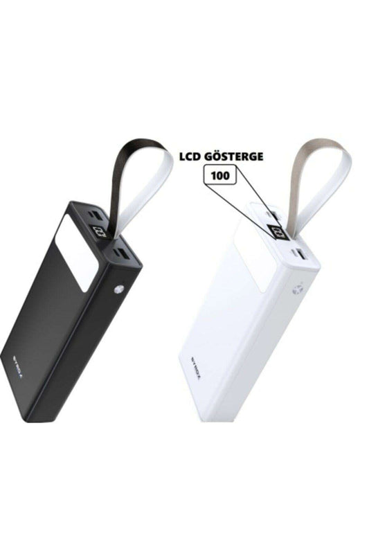 Batterie externe Syrox 50 000 mAh avec indicateur LED et lampe torche