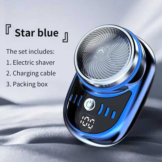 Electric Shaver for Men – Portable USB Rechargeable Wet & Dry Razor, Mini Travel Shaving Machine with Charging for Smooth Shave