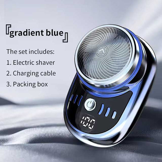 Electric Shaver for Men – Portable USB Rechargeable Wet & Dry Razor, Mini Travel Shaving Machine with Charging for Smooth Shave