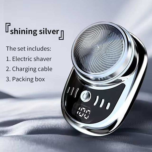 Electric Shaver for Men – Portable USB Rechargeable Wet & Dry Razor, Mini Travel Shaving Machine with Charging for Smooth Shave